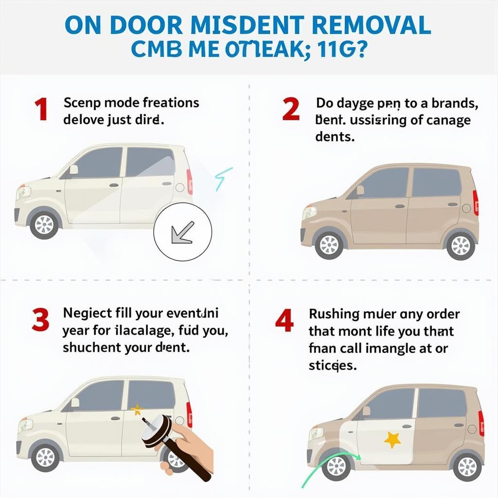 Common Mistakes in Car Door Dent Removal