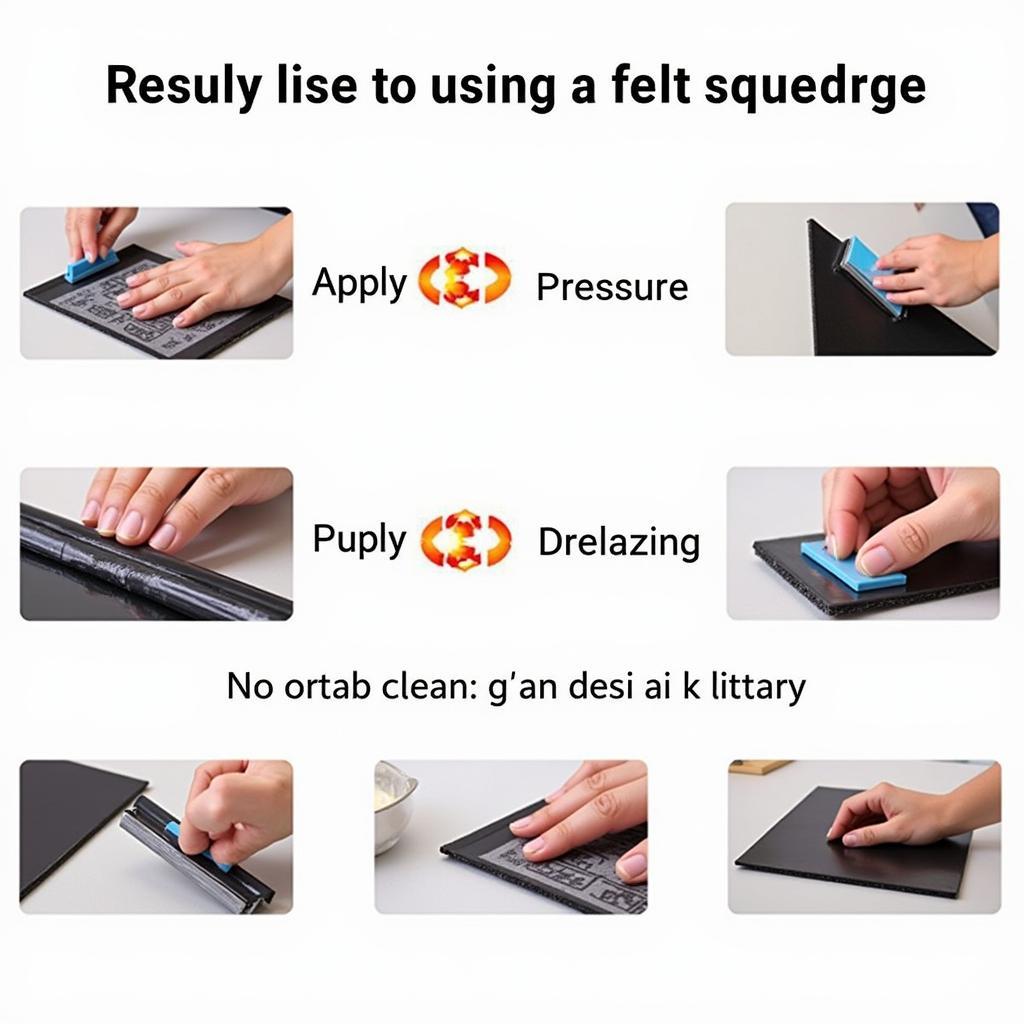 Common Mistakes to Avoid When Using a 3M Felt Squeegee