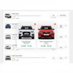 Comparing Car Models Online