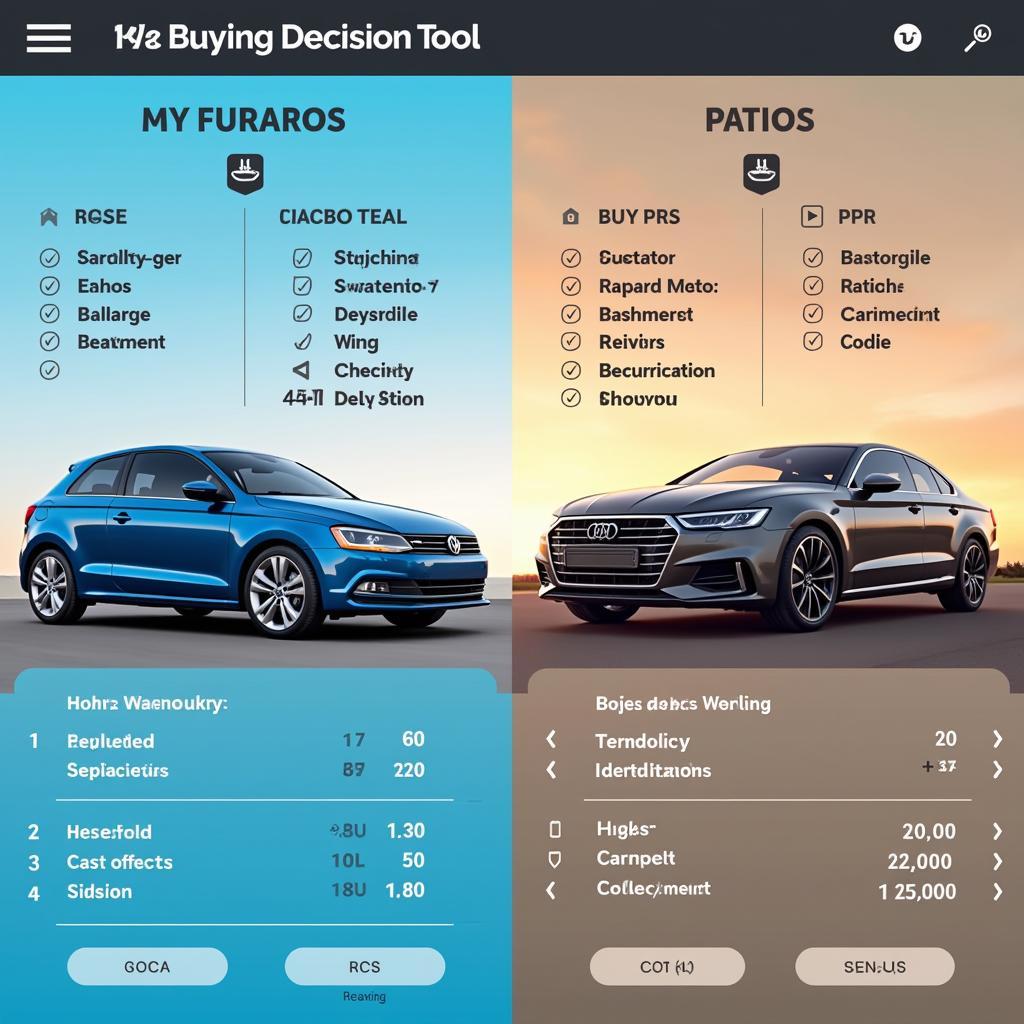 Comparing Car Models Using a Decision Tool