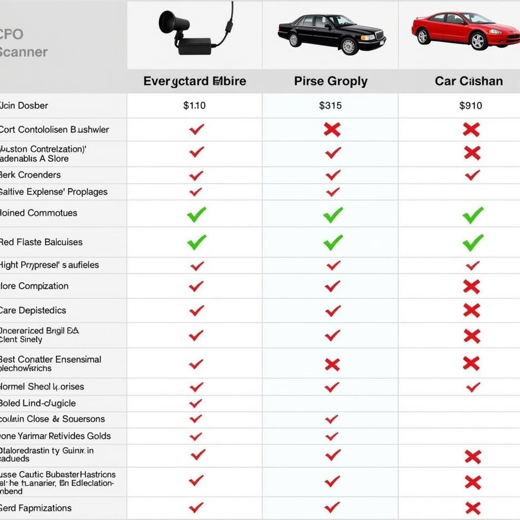 Comparing Car Scanners