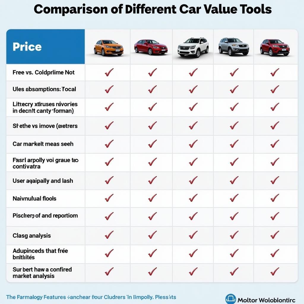 Comparing Different Car Value Tools