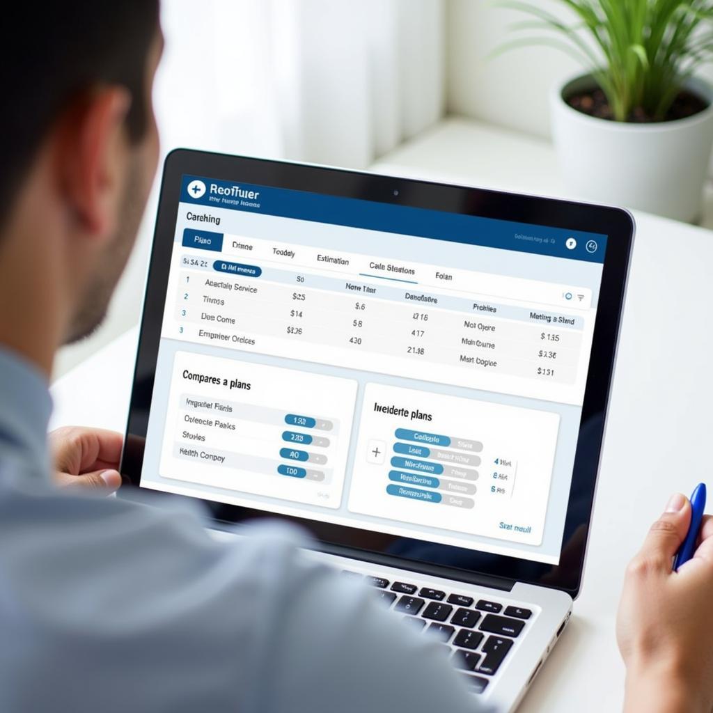 Comparing Health Insurance Plans Using an Estimator Tool