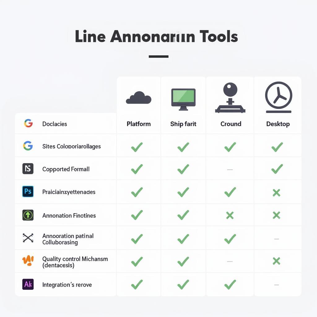 Comparing Line Annotation Tools