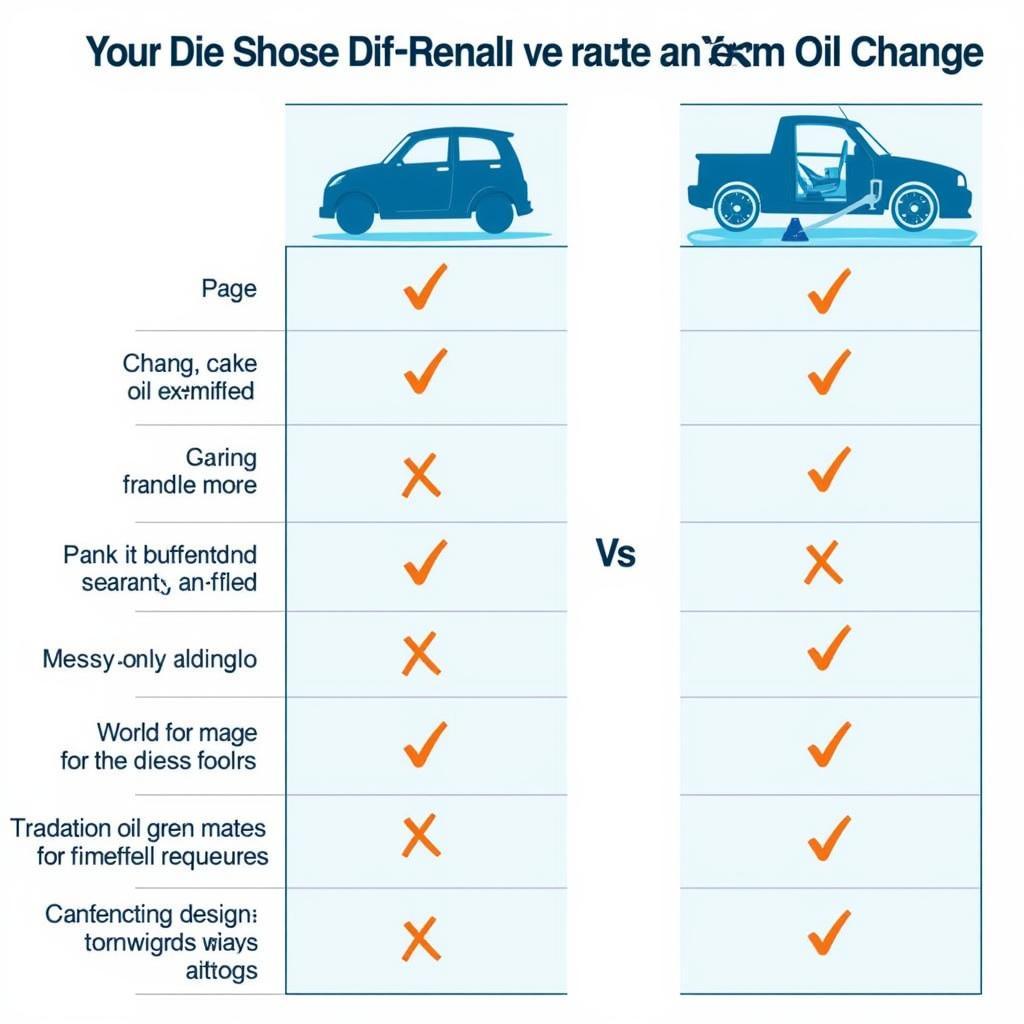 Comparison Chart of Oil Extraction vs. Traditional Oil Change