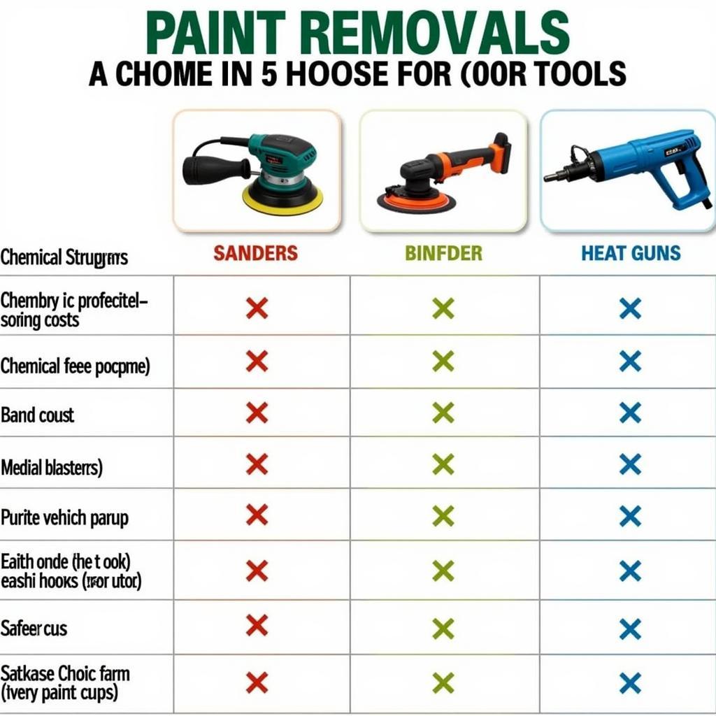 Comparing Different Paint Removal Tools