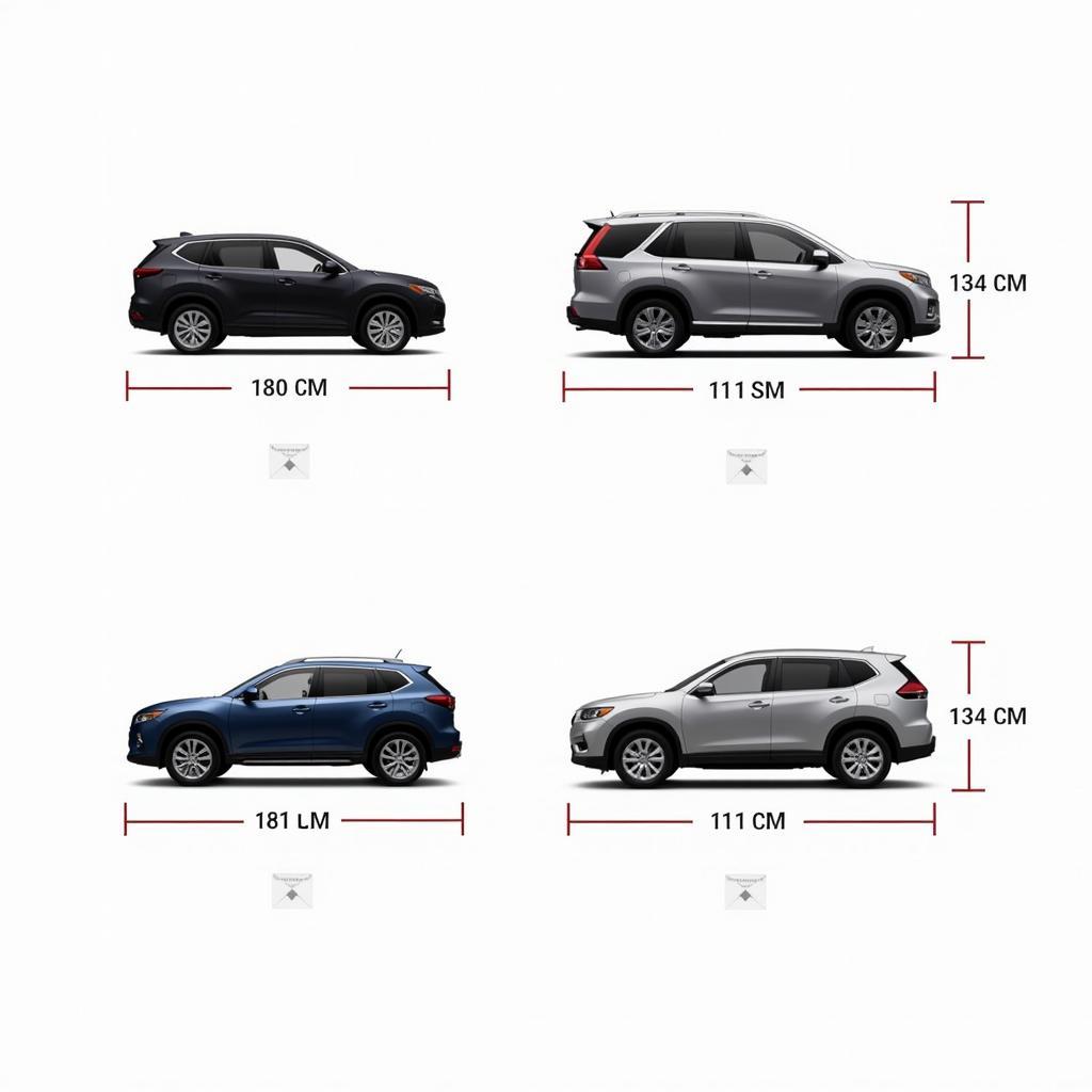 Comparing SUV Dimensions on a Tool