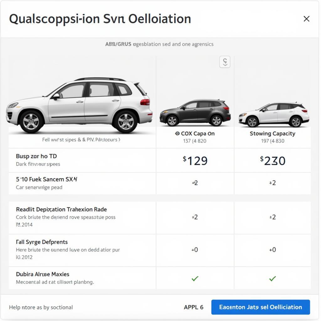 Comparing SUVs Using Car Comparison Tool