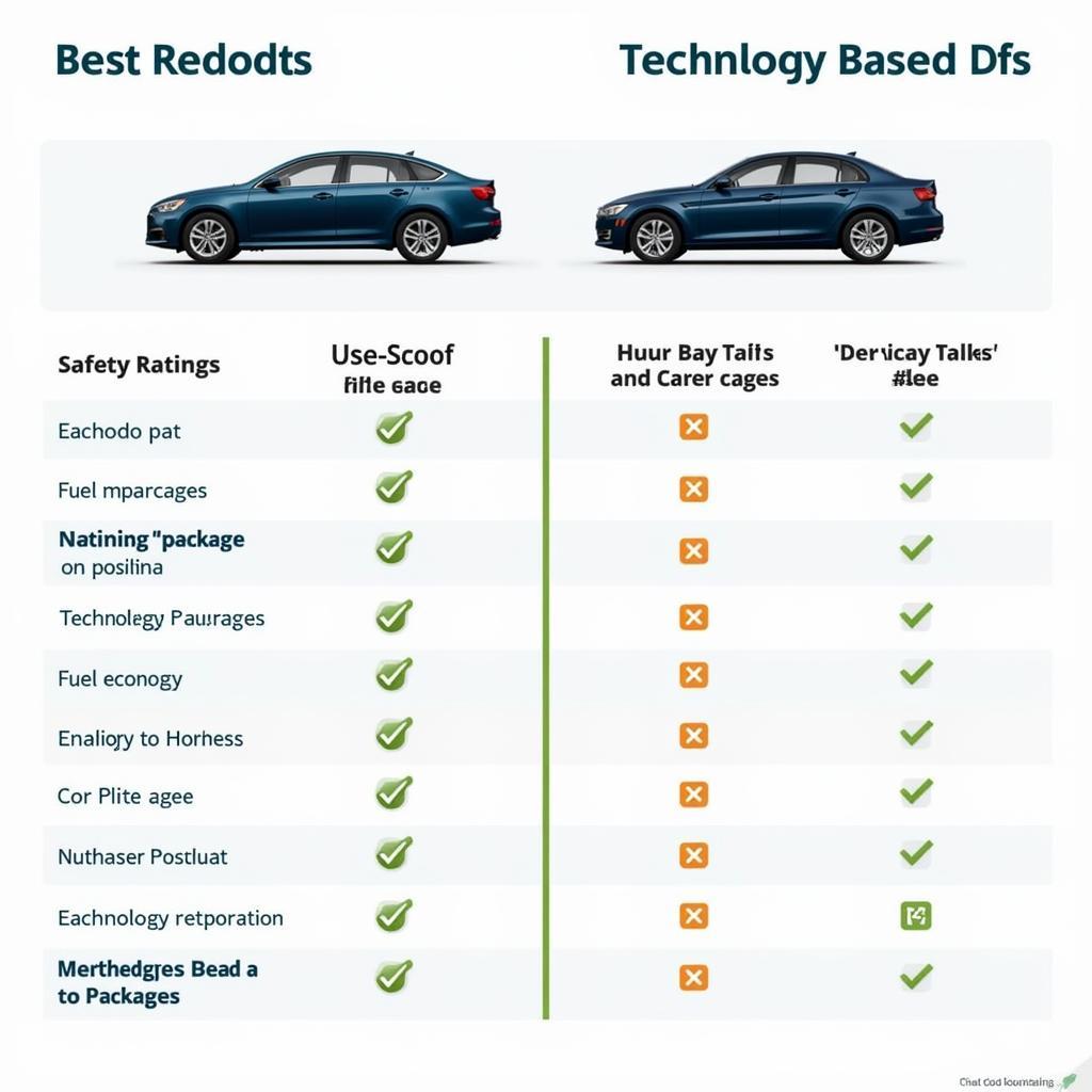 Comparing Used Car Features Side-by-Side