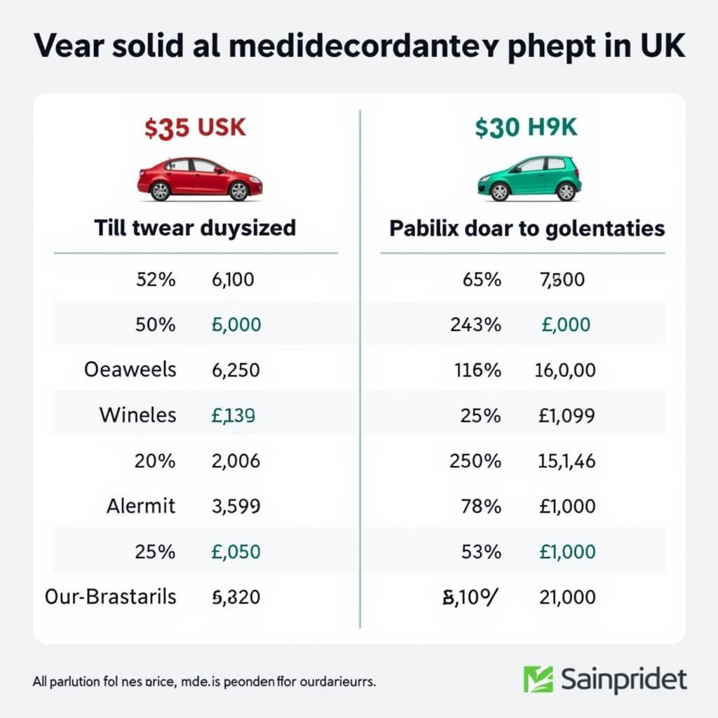 Comparing Used Car Prices UK