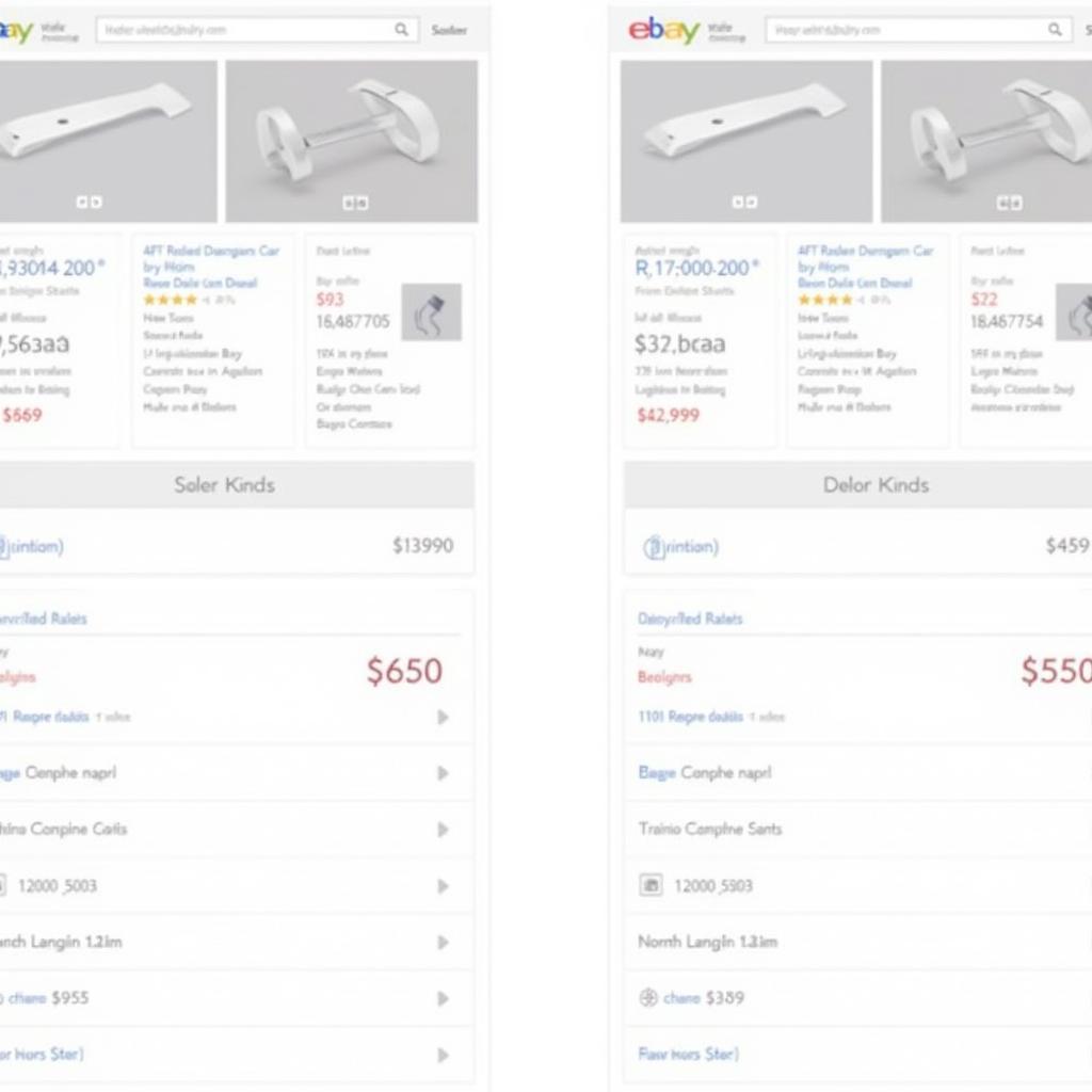 Comparing Used Car Tools on eBay