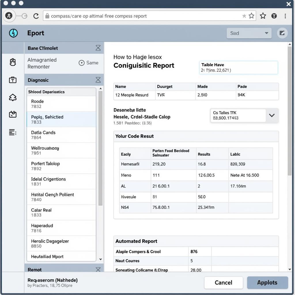 Automated Reporting Feature of Compass Care Optimization Tool