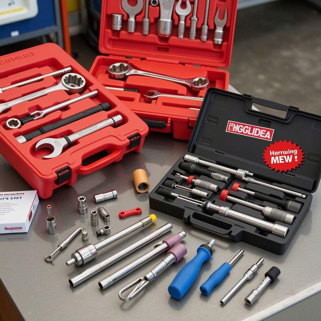 Comprehensive car tool kit at Bunnings