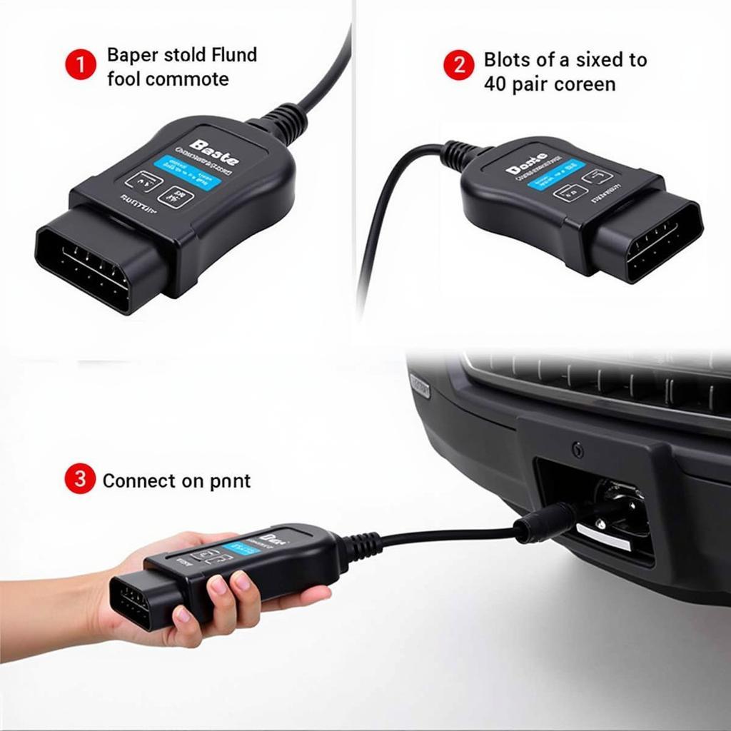 Connecting 3-in-1 Scanner to OBD-II Port