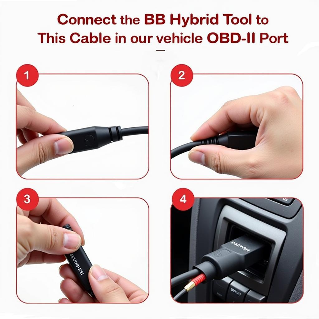 Connecting BB Hybrid Tool to OBD-II Port