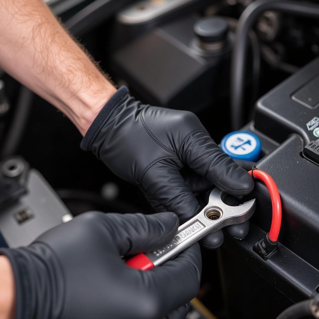 Connecting Car Battery Terminals