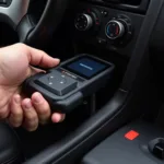 Connecting Car Scan Tool to OBD2 Port