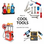 Cool Tools Race Car Toy Types: Gas Pumps, Tool Sets, and Diagnostic Equipment