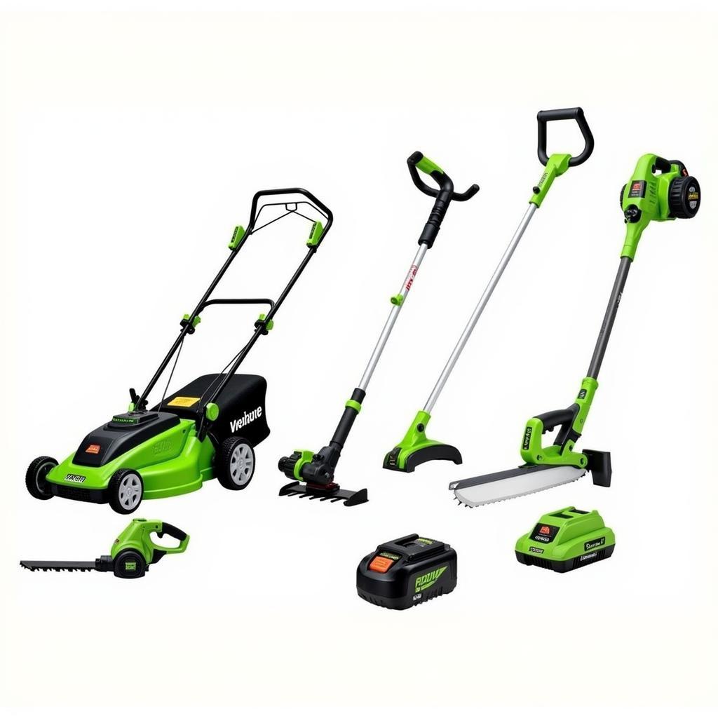 Cordless Lawn Care Combo Kit Display