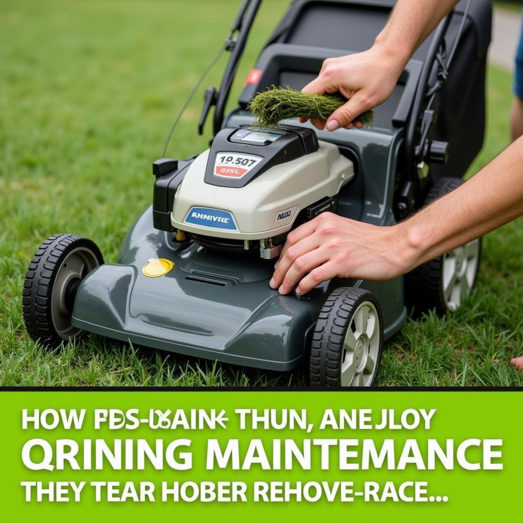 Maintaining a Cordless Lawn Mower