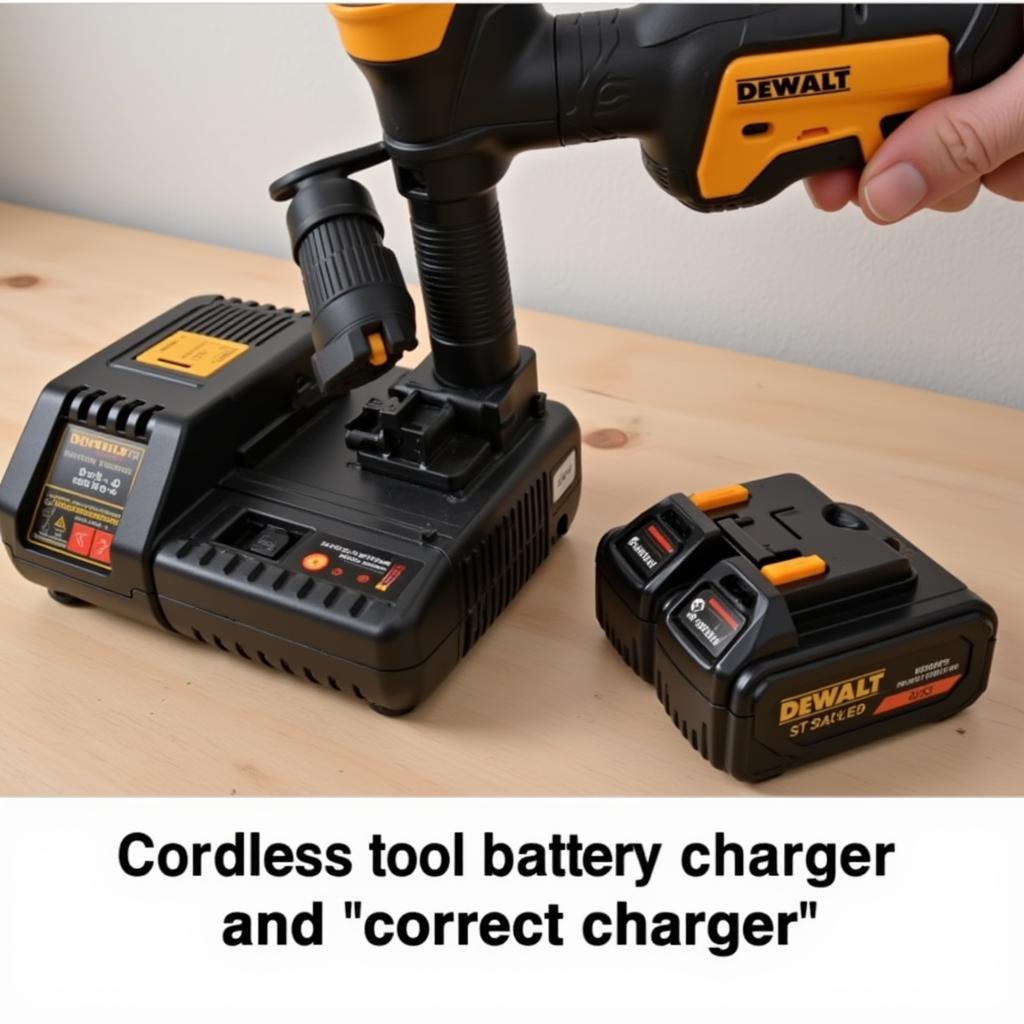 Charging a Cordless Tool Battery