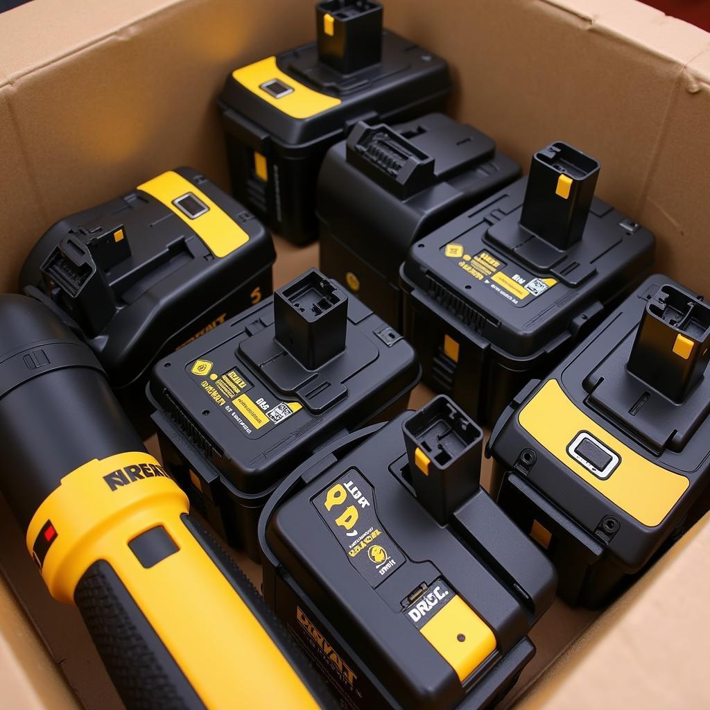 Storing Cordless Tool Batteries