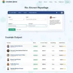 Example of a cost of care tool interface