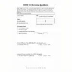 COVID-19 Screening Questionnaire for Long-Term Care Residents