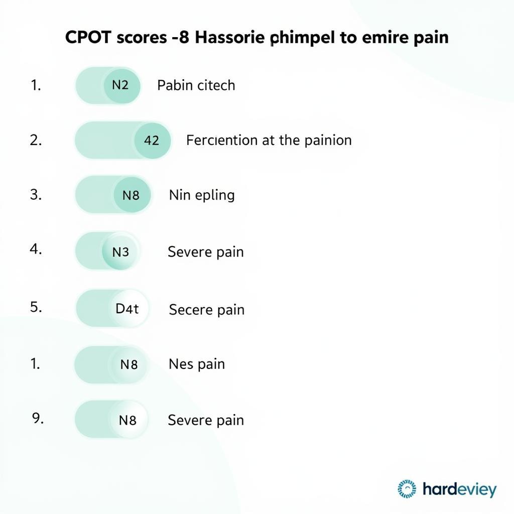 CPOT Score Interpretation Chart