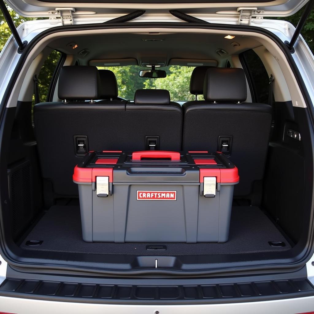 Craftsman Tool Box Car Organization