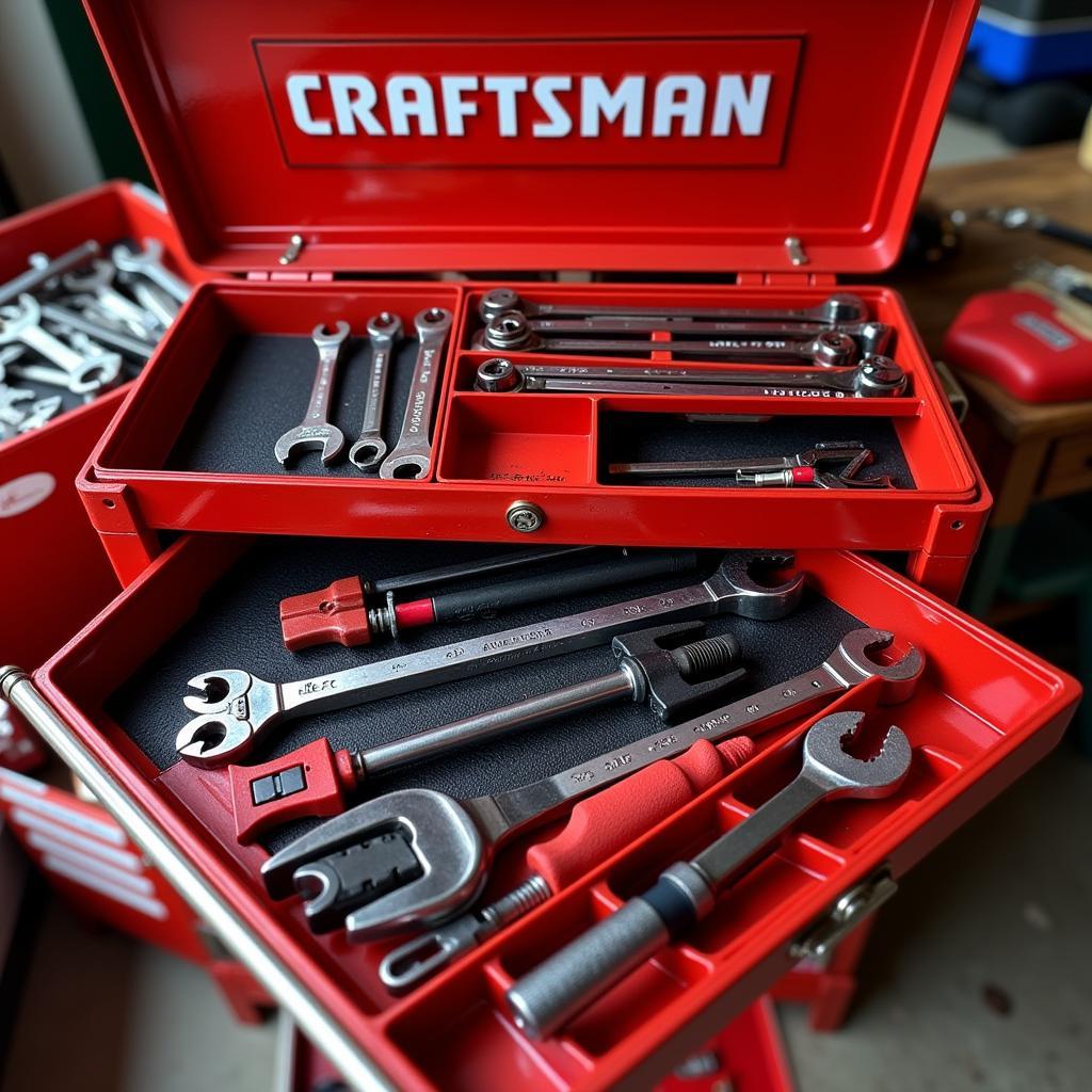 Organized Craftsman Tool Box