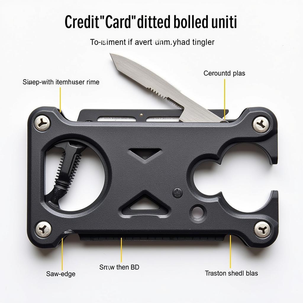 Credit Card Multi-Tool Features