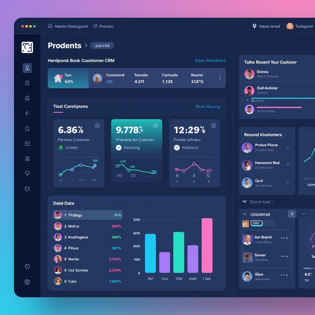 CRM Software Dashboard