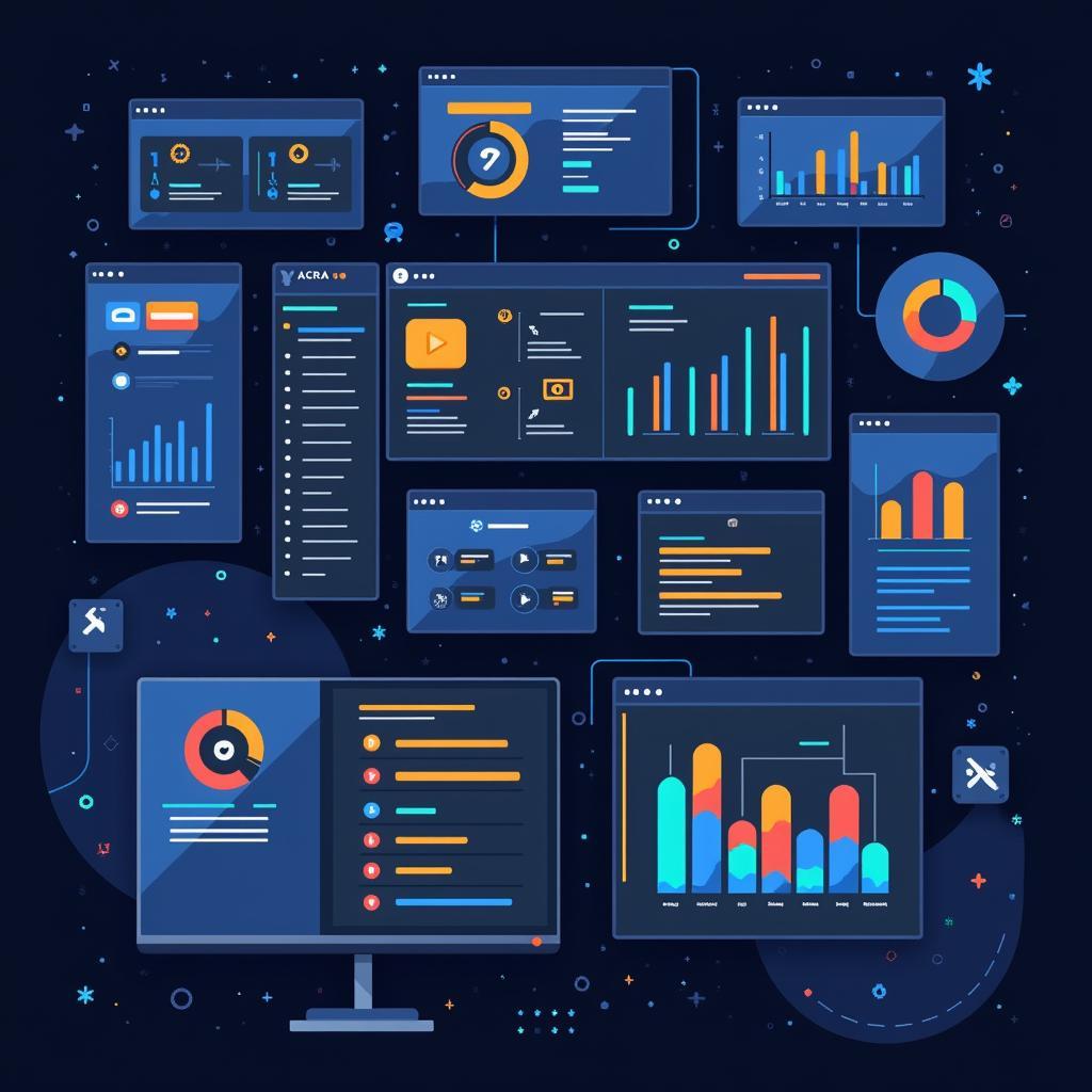 CRM System Dashboard for Customer Care