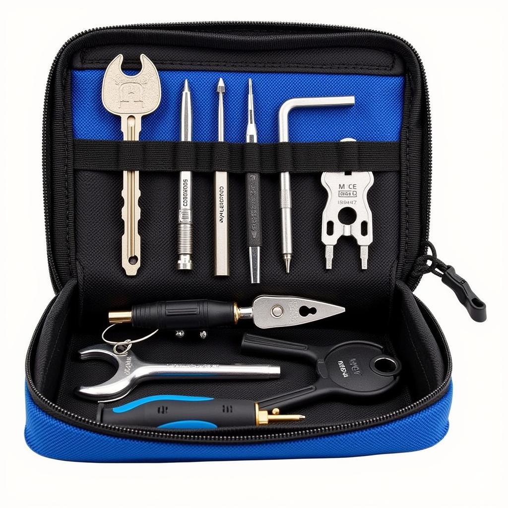 Custom Car Key Tool Kit Bag with Personalized Tools