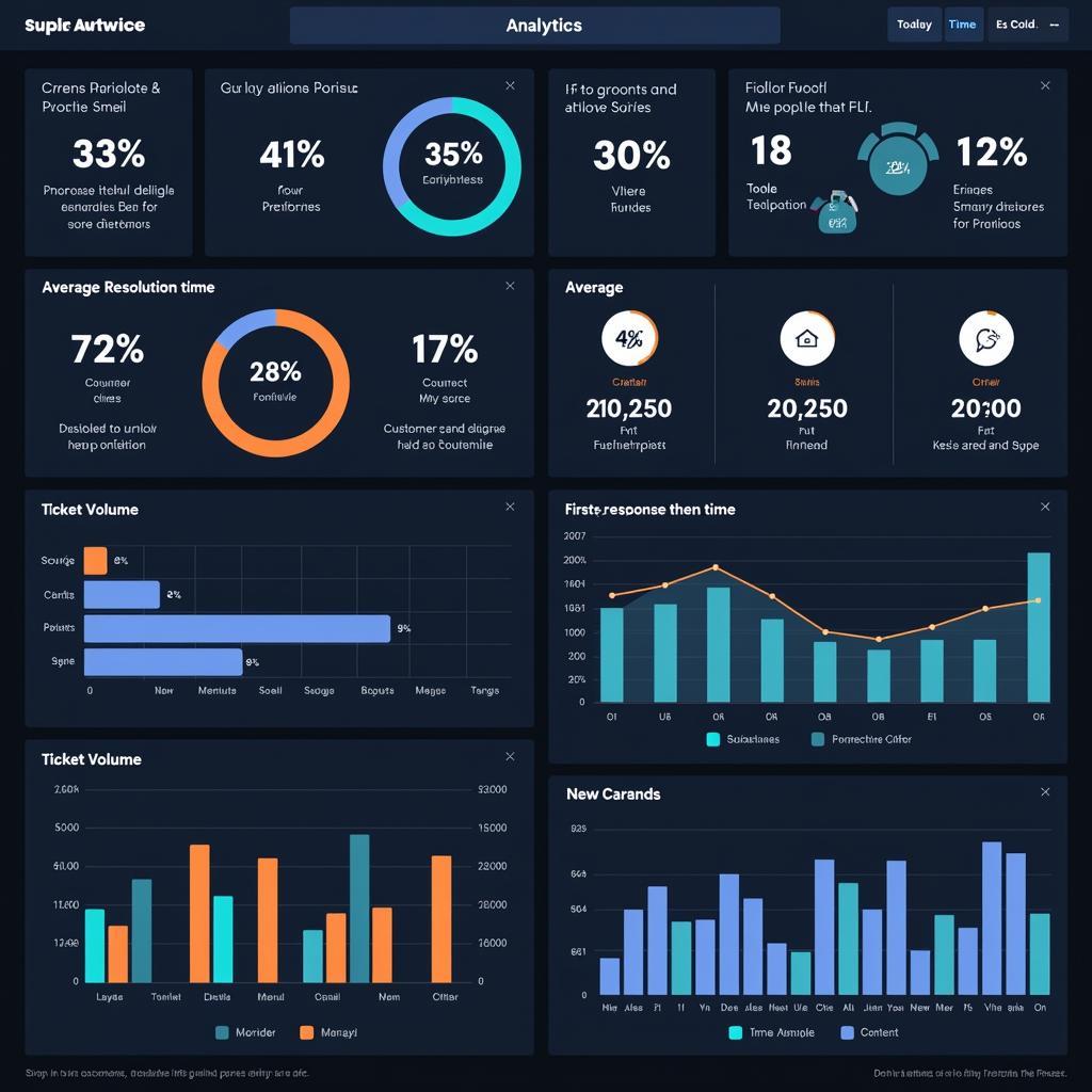 Customer Care Analytics Report Showing Key Performance Indicators