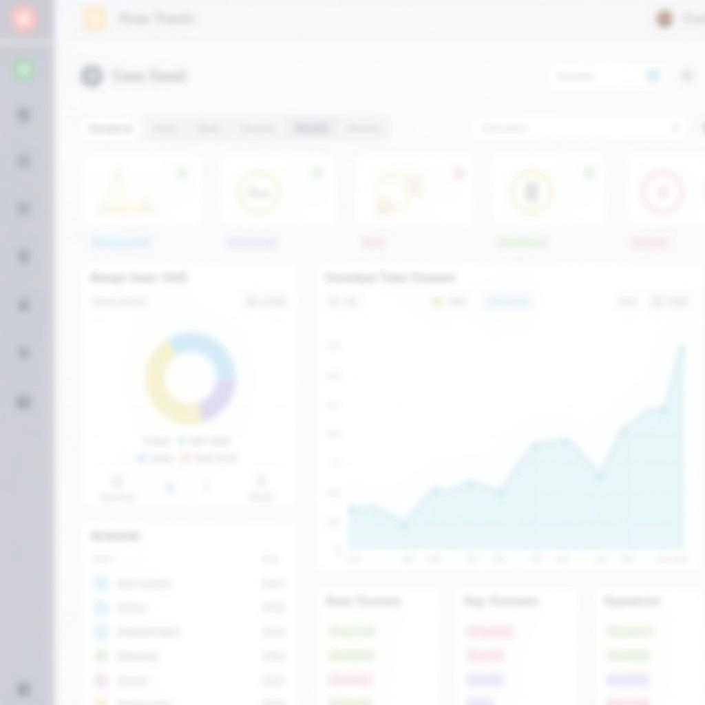 Customer Care Center Software Dashboard