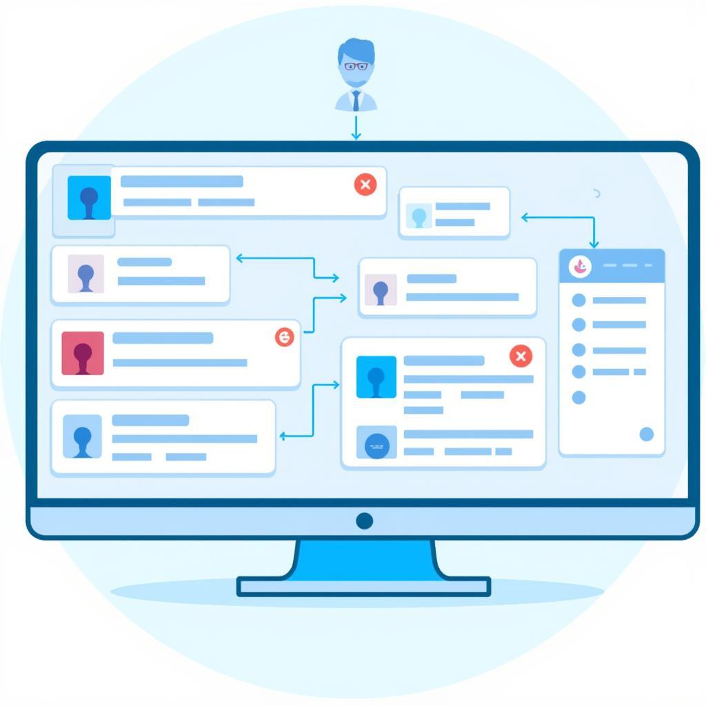 Multi-channel customer support platform displaying integrated communication channels.