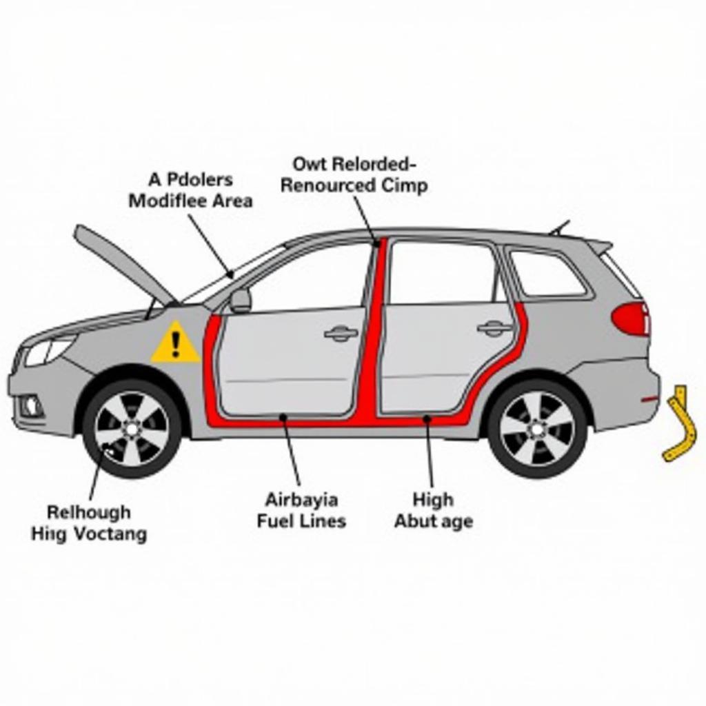 Identifying Reinforced Areas and Avoiding Hazards in Car Extrication