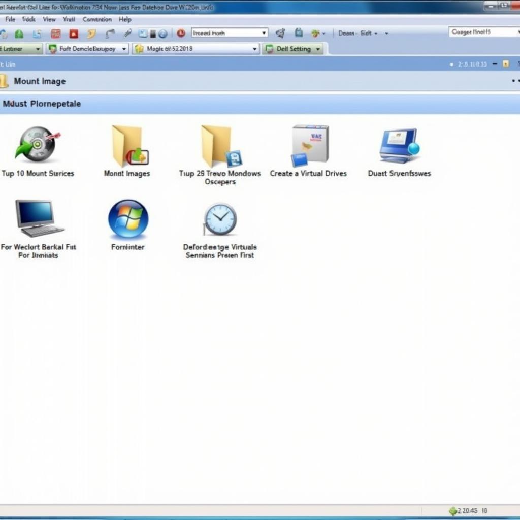 Daemon Tools Interface on Windows 7