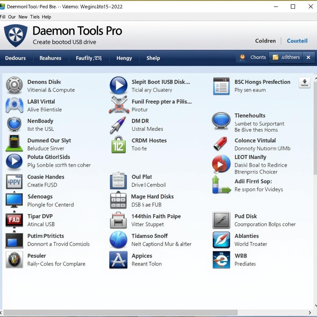 Daemon Tools Pro Interface