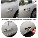 Damaged Car Door Trim from Incorrect Tool Use