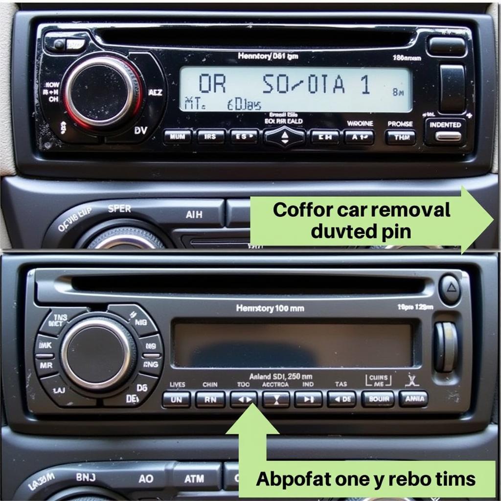 Damaged Car Stereo from Incorrect Removal