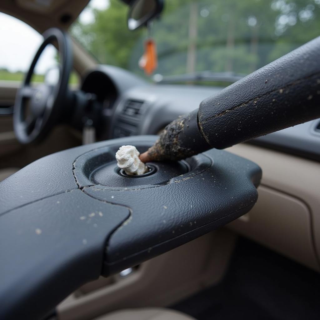 Damaged Car Trim Clip in Sydney