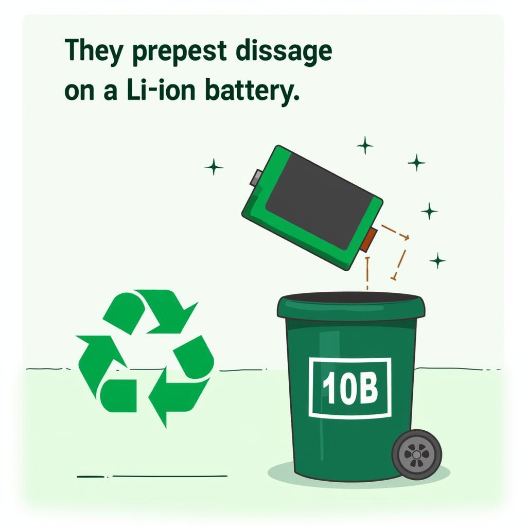 Damaged Li-ion Battery Disposal