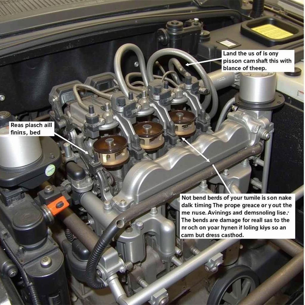 Damaged Lincoln Town Car Engine Due to Incorrect Timing