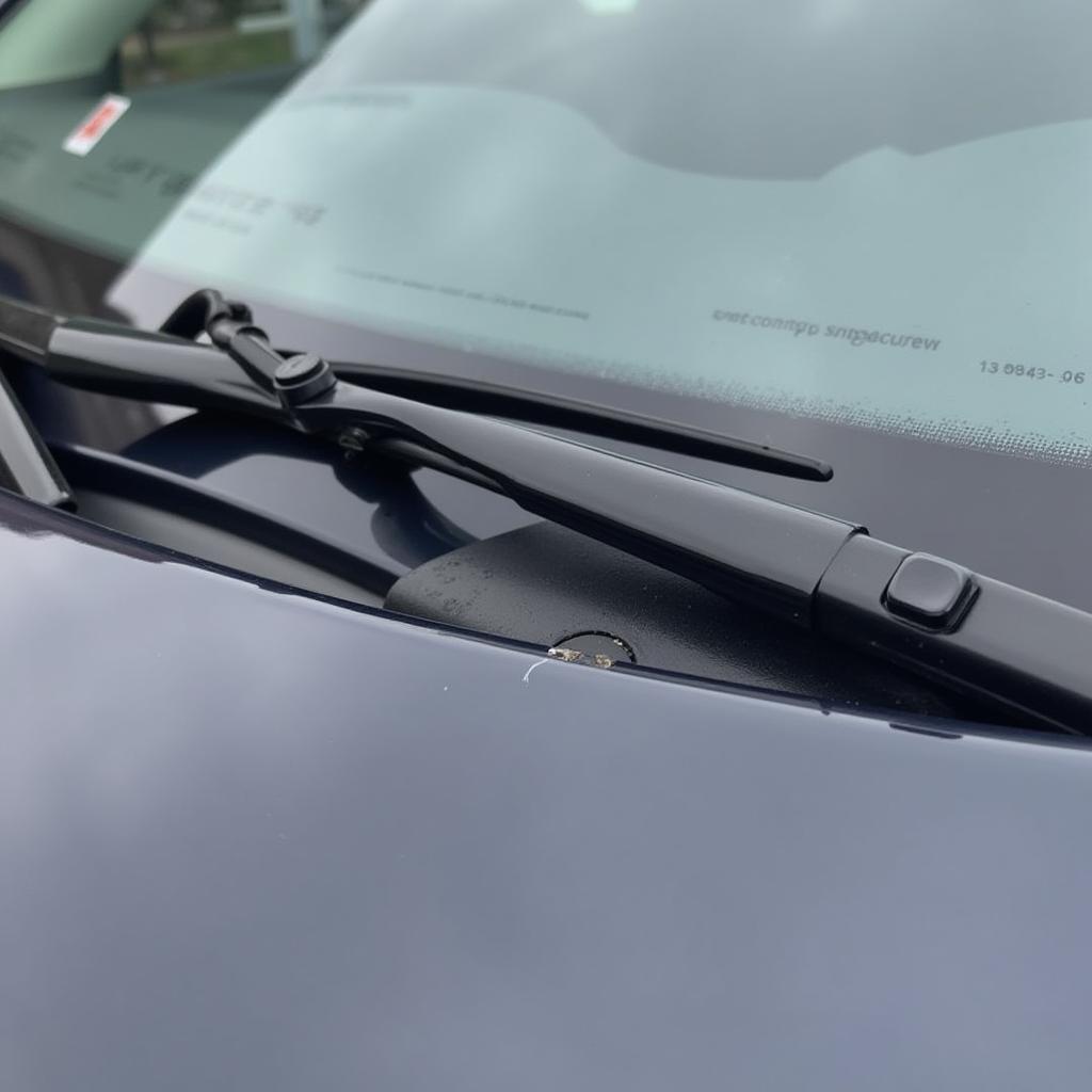 Damaged Wiper Arm Due to Improper Removal