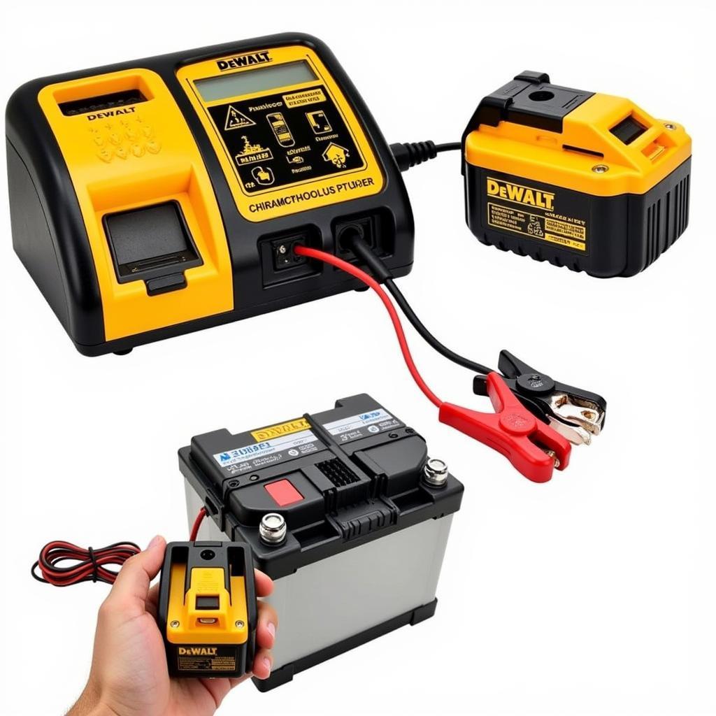 Dewalt Battery Car Charger Connection