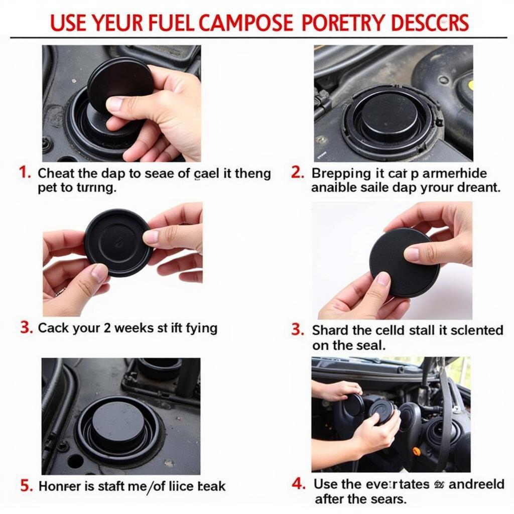 Steps to diagnose fuel cap problems