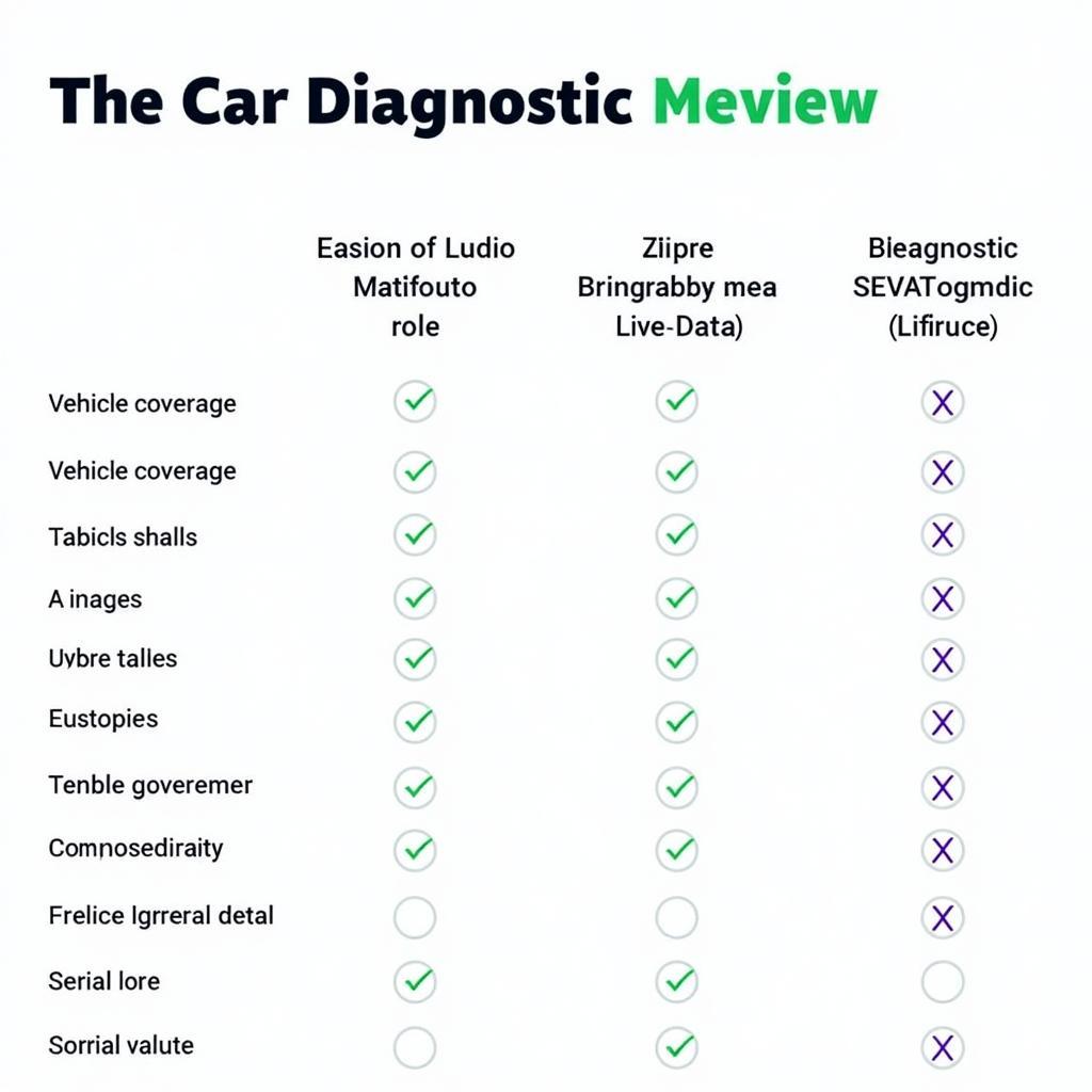 Comparison of Car Diagnostic Tools: Features and Price